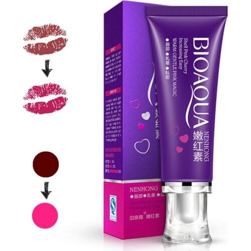 BIOAQUA Gel Lips Whitening Lip hygiene lips whitening body skin care feminine pink girl cream body care 30g