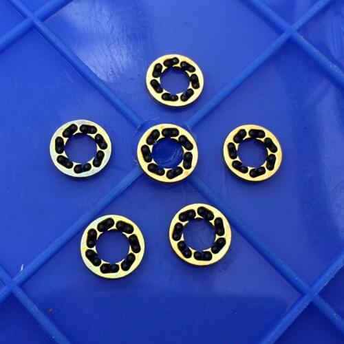 Ceramic Caged Bearings - 1 Pair - with Ceramic Balls Make knives Parts & Accessories Folding knife Bearing