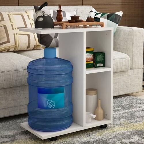 Nordic Coffee Table Simple Modern Living Room Small Apartment Kung Fu Tea Table Mobile Multi-function Tea Cart Mini Tea Table