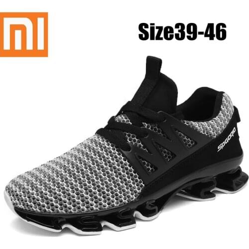 Xiaomi Men Sneakers Outdoor Men Sports Shoes Summer Men Casual Shoes Runnging Shoes Walking Shoes Breathable Comfortable Light