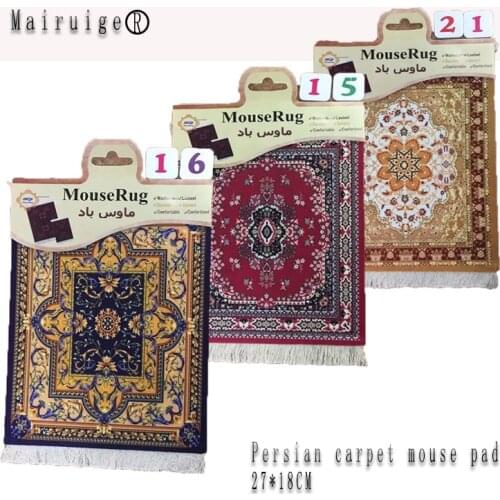 Mairuige Hot Sale High Quality Rubber Persian Carpet Game Mouse Pad 11 Beautiful Colors For Home Wall Tablet PC Gifts