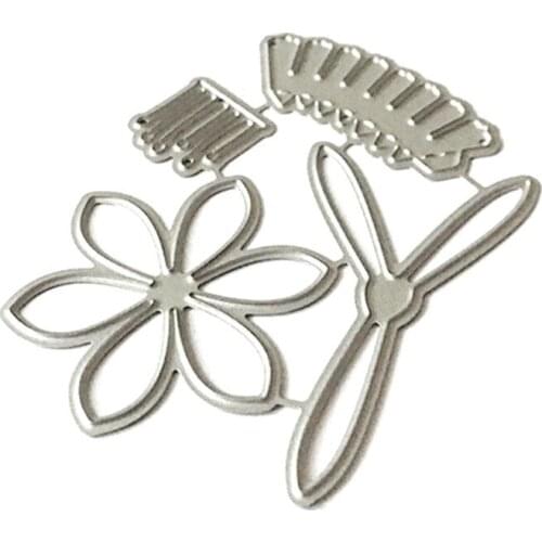 Mini Flower Metal Cutting Dies Stencil Scrapbooking DIY Album Stamp Paper Card