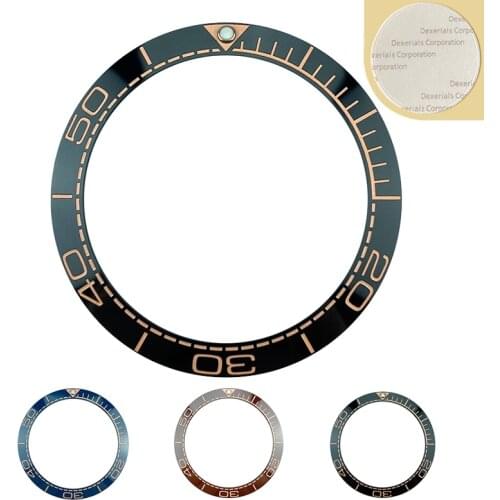 New 38mm fashionCeramic Bezel Insert For Sea Master SKX007/009 Divers Mens Watch Watches Replace Accessories Black/Blue/Brown