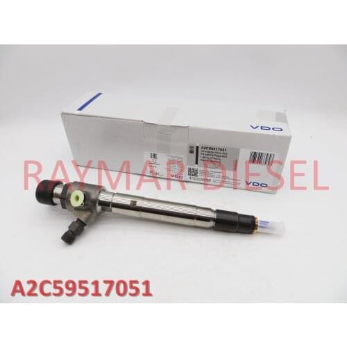 Genuine VDO Diesel Fuel Injector A2C59517051, BK2Q-9K546-AG, BH1Q-9K546-AB, 1746967, LR032067, 9801125480, A2C20057433