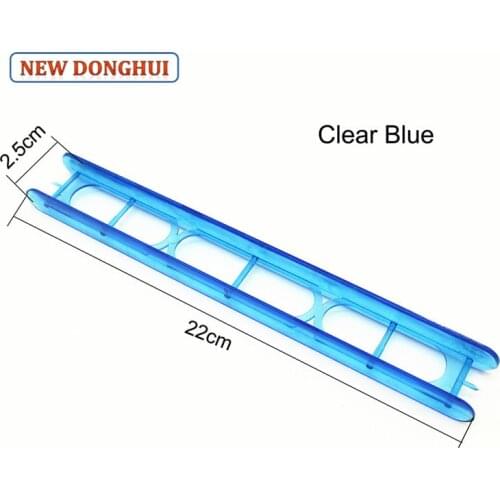 Newdonghui 10pcs/Pack Plastic Fishing Line Winder Multi Color Multi Sizes 22cm 20cm 18cm 16cm 14cm