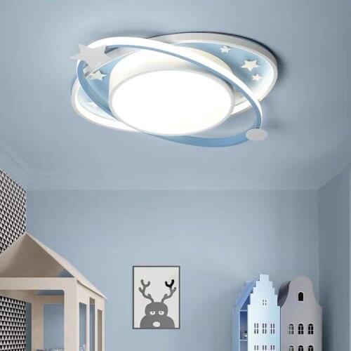 Modern Nordic Minimalist ceiling lamp Creative art LED Hanging Light for boy children girl bedroom lamp kindergarten Lights e27