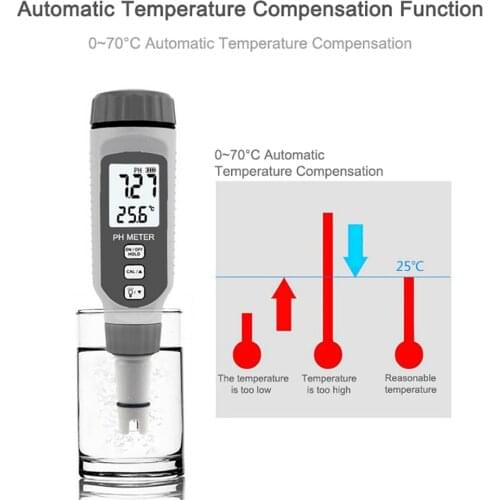 Professional Pen Type PH Meter Portable Ph Water Quality Tester Acidometer For Aquarium Acidimeter Water Ph Acidity Meter Ph818