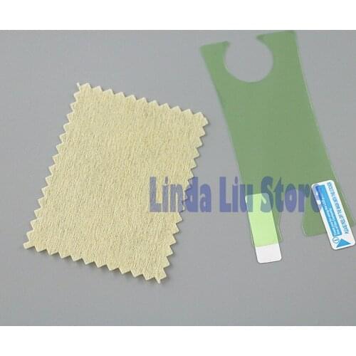 50sets/lot High transparent clear screen protector protective film with clean cloth for Gameboy micro GBM