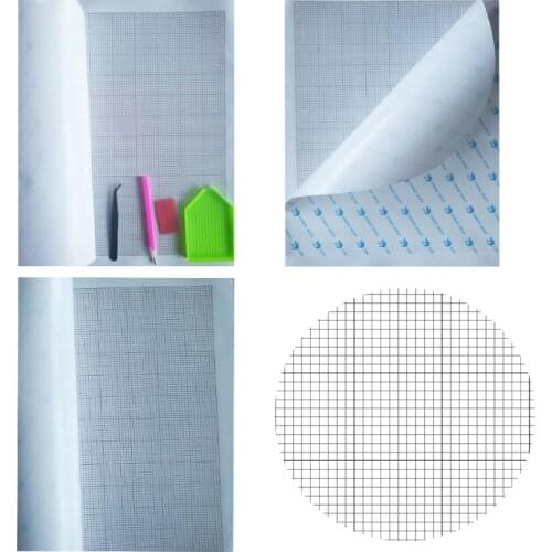 "Blank Grid" The canvas with blank grid adhesive canvas glue, diamond Painting square Round drill Canvas Adhesive accessories
