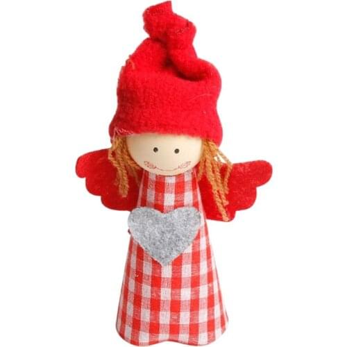 Christmas Angel Doll Hanging Ornaments Home Decor Christmas Tree Decorations Window Pendants Toys Gift Festival Supplies