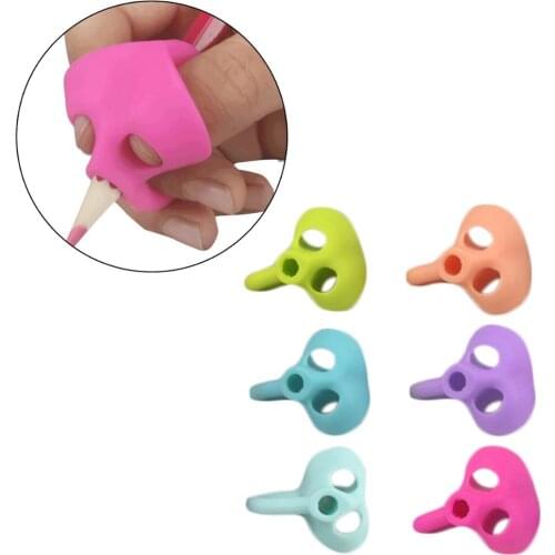 3 PCS Pencil Grips Writing Aid Grip Trainer Posture Correction Finger Grip for Kids Preschoolers Children Adults Special Needs
