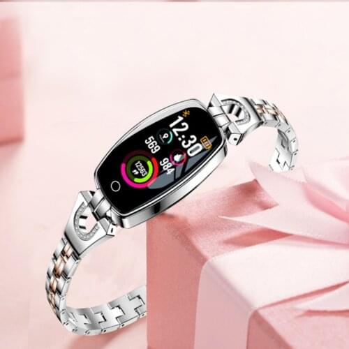 Rose Gold Fitness Sport Smart Bracelet H8 Sport Watch For Ladies H8