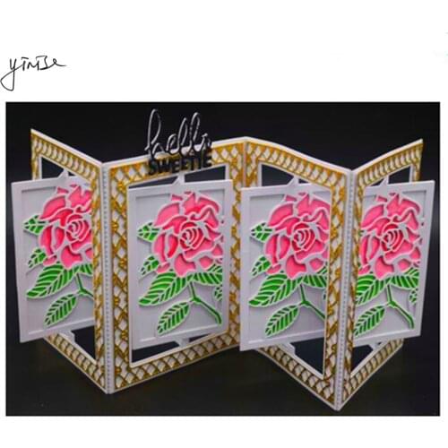 VCD84 Flowers CUT SCRAPBOOK Metal Cutting Dies For Scrapbooking Stencils DIY Album Cards Decoration Embossing Folder Die Cuts