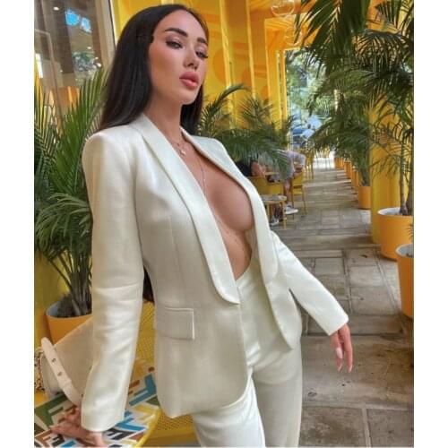 Top Quality Women Autumn Ladies Sexy Long Sleeve White Ladies Set 2021 Celebrity Designer Fashion Party High Street Womens Set
