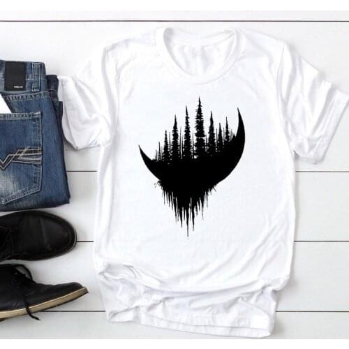 Women Watercolor Travel Camper Short Sleeve Fashion Cartoon Summer Graphic T Top Lady Print Tee Female Tshirts Clothes T-Shirt