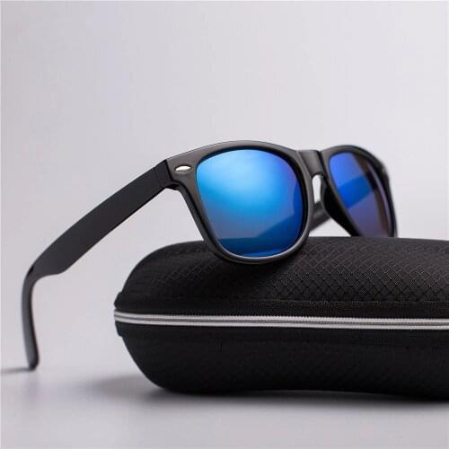 ZXRCYYL 2019 new unisex reflective vintage sunglasses men brand designer fashion rivets sun glasses ladies Oculos de sol