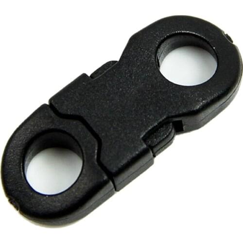 10Pcs Buckles Black For Para cord Bracelets Plastic Clasp Side Release New 2.7 x 1cm