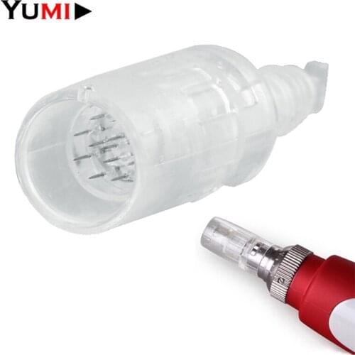 100pcs Bayonet 3D Micro Needles Cartridges 12 Pin For Auto Microneedle Derma Pen MYM Machine Tips MTS Permanent Makeup