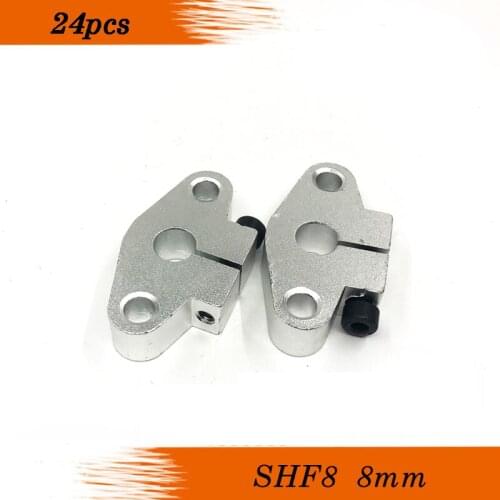 24pc 3D Printer SHF8 Aluminum Rod Rail Shaft Linear Rail Support CNC Router XYZ Axiz for Reprap 3D Printer