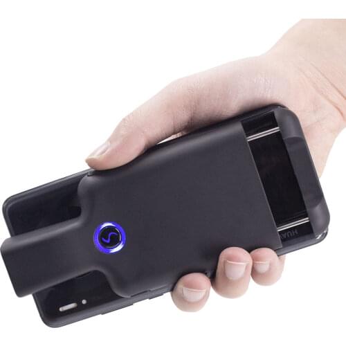 2D Phone Back Clip Bluetooth Barcode Scanner Portable Barcode Reader Data Matrix Code 1D 2D QR Scanner Android IOS System