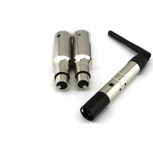 3pcs Upgrade 2.4G Wifi DMX Controller DMX512 Wireless Stage Lighting Controller Transmitter Rechareable Receivers