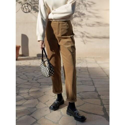 DUSHU Women's Tapered Trousers