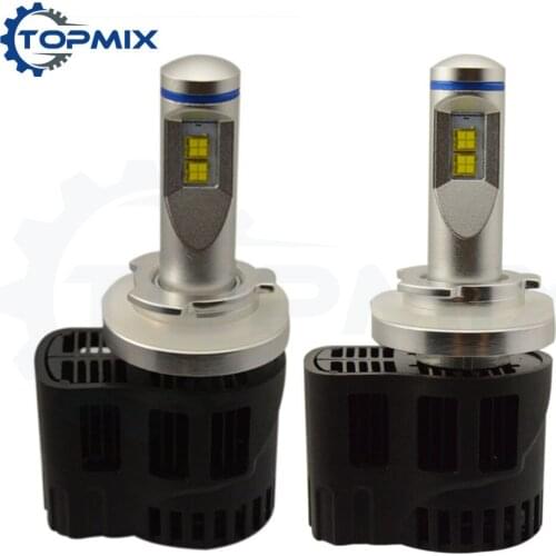 1Set LED Car Headlight MZ Chips Canbus H15 LED Headlight 110W 10400LM 5000K / 6000K Kit P6 Auto Fog Head Driving Bulb