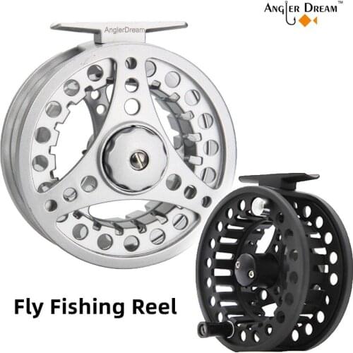 Fly Fishing Reel Die Casting Fishing Reel ALC Reel Large Arbor Smooth Spare Spool 1/2 3/4 5/6 7/8 WT Fly fishing Reel