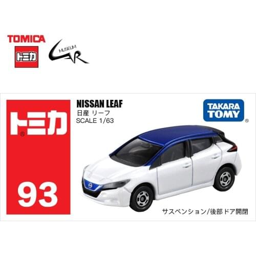 TAKATA TOMY TOMICA Diecast Alloy Car Model Boy Toys 93 NISSAN LEAF Collections