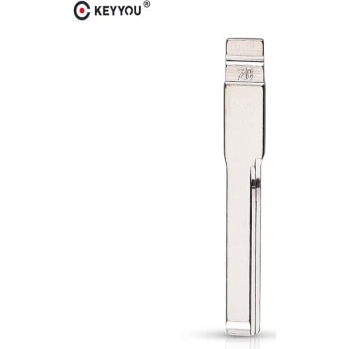 KEYYOU Remote Folding Flip Metal Blank Uncut Flip KD Remote Key Blade Type #20 for Benz NO.20 Key Blade