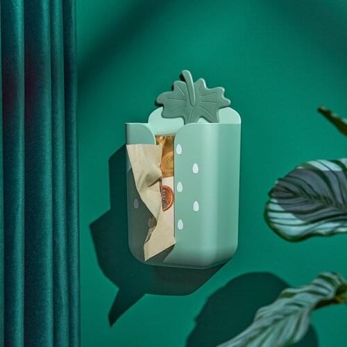 Multifunction Wall-Mounted Tissue Box Kitchen Accessories Garbage Bag Holder Bathroom Toilet Paper Towels Storage Rack Organizer