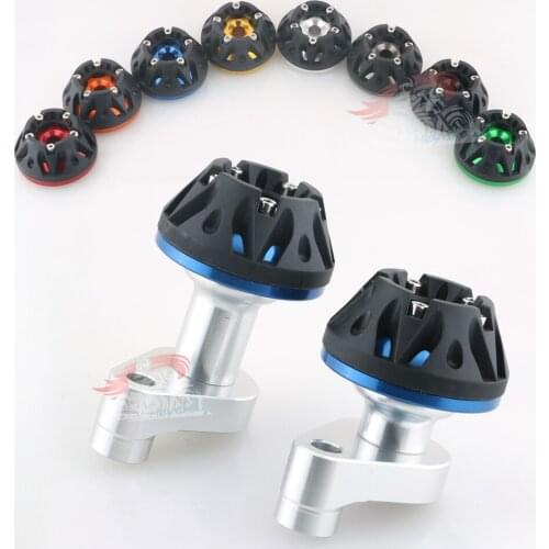 Motorcycle CNC Aluminum Left + Right Frame Sliders Crash Pads Protector For YaMahA YZF-R6 R6 2006 2007 06 07