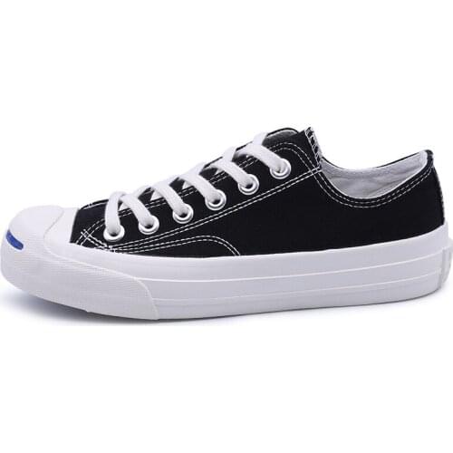YSHUNIJ 2021 New Casual Shoes Men Open Smile Canvas Shoes Students Male and Female Couples Korean Version of The Board Shoes