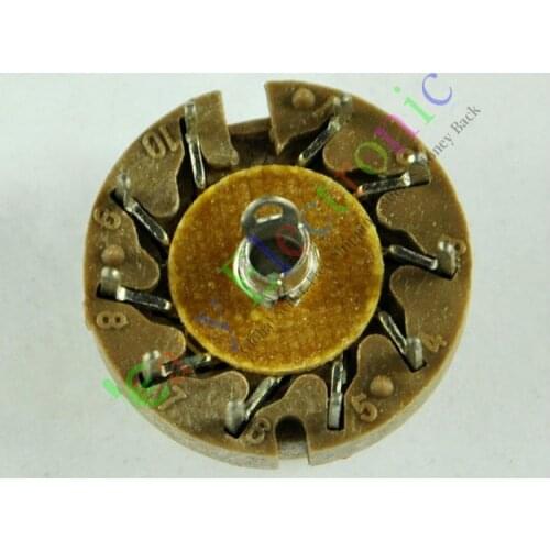 Wholesale and retail 20pcs 10pin Bakelite vacuum tube sockets valve base for D9J2 radio amps DIY parts free shipping