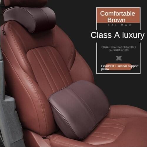 Car seat pillow Cushion Car Seat Head Neck Waist Massage Pillow Car Seat Decoration Car Interior Decorations