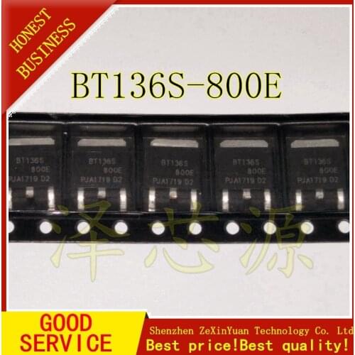 10PCS/LOT BT136S-800E BT136S-800 BT136S BT136 4A 80V TO-252 SMD TRIAC