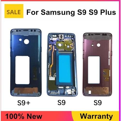 Middle Frame Metal Mid Plate Housing Bezel For Samsung Galaxy S9 G9600 G960F Middle Frame Plate Bezel For Samsung S9 Plus G965F