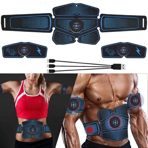 Exercise Machine Abdominal Toning Belt Vibration Abdominal Muscle Trainer Electronic Belt Fitness Massage Equiment EMS Home Gym