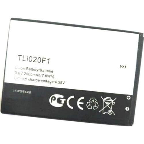 Westrock 2000mAh TLI020F1 battery for TCL J720T J726T Alcatel One Touch Pop 2 5042d C7 7040 OT-7040 OT-7040D cell phone