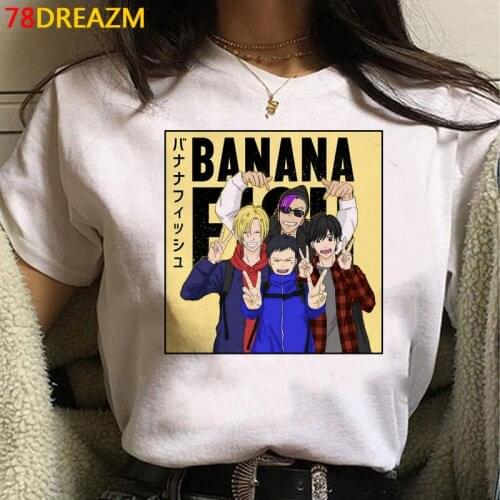Banana Fish tshirt male couple clothes graphic tees tumblr harajuku t-shirt t shirt ulzzang