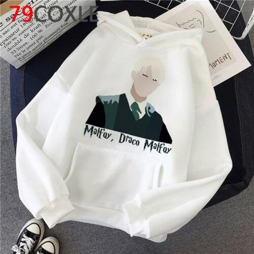Draco Malfoy hoodies female harajuku printed grunge women sweatshirts Korea