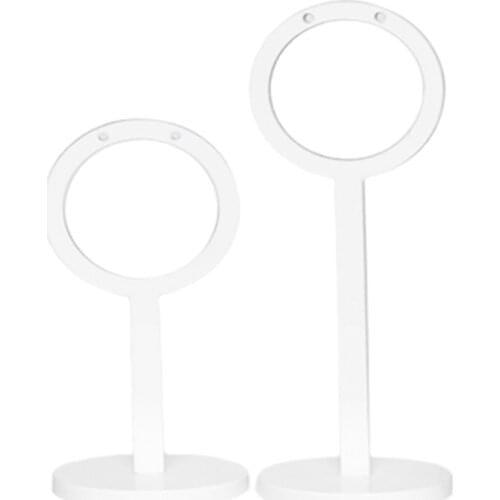 2 Pcs/Set Earrings Holder Shelf Jewelry Display Show Rack Stand Charms Professional Showcase Earring Storage Organizer