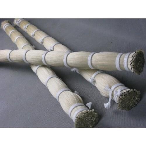 500g Horse Hair AAA+ white Horse hair Bow Parts Mongolian Stallions 80-85cm