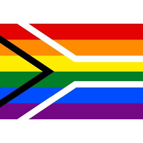 90x150cm Gay pride flag of South Africa Flag The rainbow flag