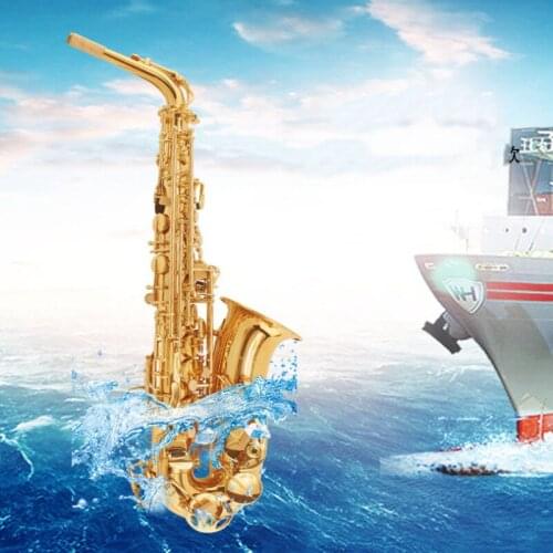 Brass Body And Golden Keys Style Beginner E Flat Alto Saxophone