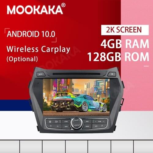 PX6 Screen Android 10.0 4+128G Car Multimedia Player For Hyundai IX45 2014-2018 Video Audio Stereo GPS Navigtion Head Unit DSP