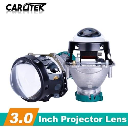 Carlitek H4 for Hella Lens Projector Headlight 3.0'' Bi xenon Lenses Light Bulbs For Cars Accessories H1 H11 H7 For D1S D2S D3S