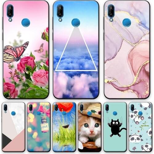 For Huawei P20 Lite Case Marble Pattern Cover on P20 Lite Soft Silicone Phone Case For Huawei P20 Lite 5.84" TPU Protective Case