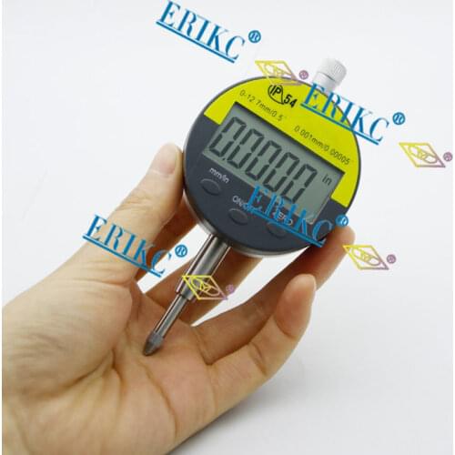 ERIKC 0.001mm Oil Proof Digital Micrometer 12.7mm/0.5 Electronic Micrometers Gauge Meter Dial Gauge With RS232 Data Out With Box
