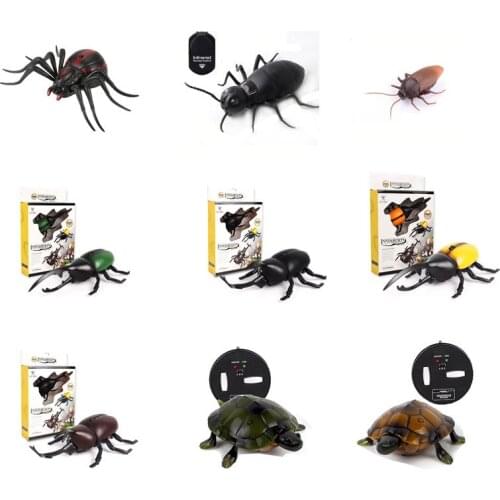 RC Animal Infrared simulation remote control scorpion spider nail crab tortoise centipede crawl Blowfly lizard mouse toys